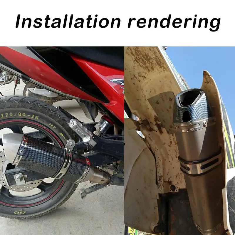Universal 38-51 mm Motorcycle Exhaust Muffler Pipe Dirt Bike ATV Escape Removable DB Killer for Yamaha Kawasaki Honda Suzuki BMW - Image 4