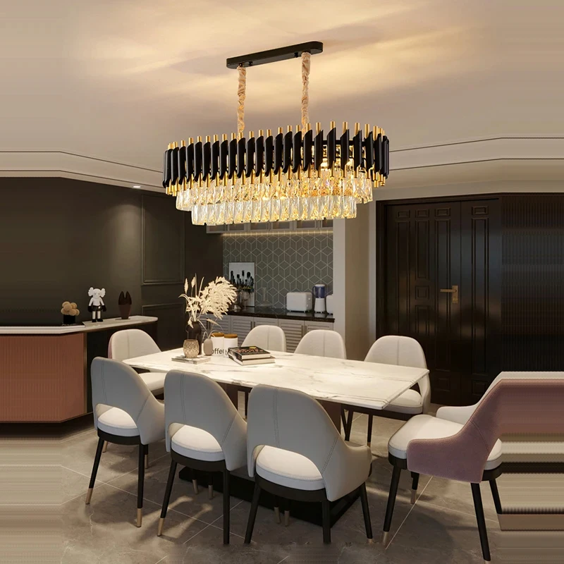 Crystal Chandelier Lighting Luxury Ceiling Modern Living Room Lights Lustre Indoor Bedroom Home Decor LED Hanging Pendant Lamp led chandelier ceiling chandelier led pendant light