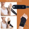 Electric Heating Wrist Protector Three Gear Heat Sports Protection Breathable Support Sleeve Hand Joint Brace Cold Hot Protect 6