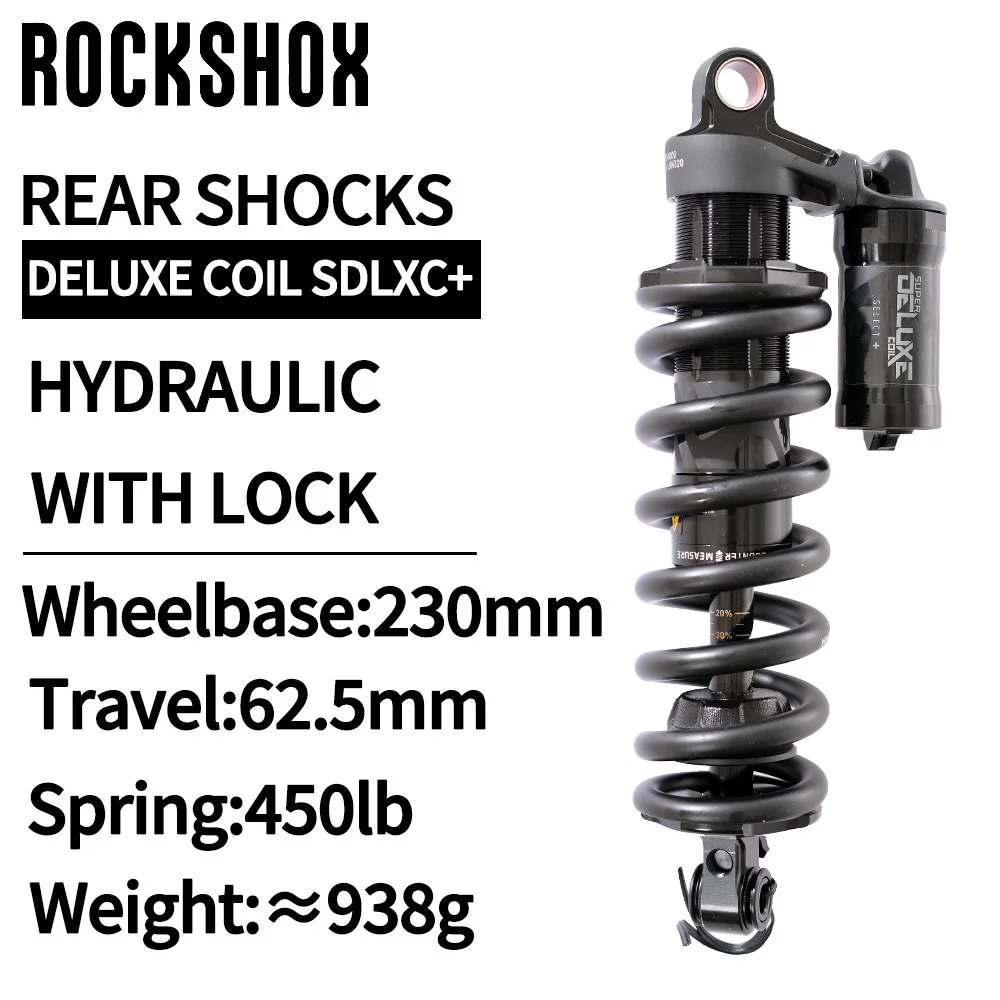 ROCKSHOX Super Deluxe Coil Select+ SPRING SPRUNG SHOCK MTB
