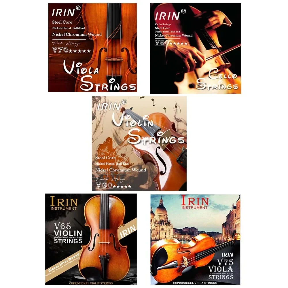 Premium Nickel Silver Violin Strings Set