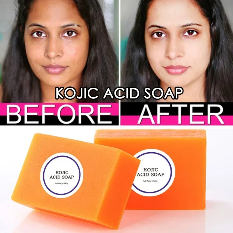 

1pc Kojic Acid Soap Handmade Whitening Soap Skin Lightening Soap Soaps Clean Glutathione Whitening Soap Bleaching Skin Care