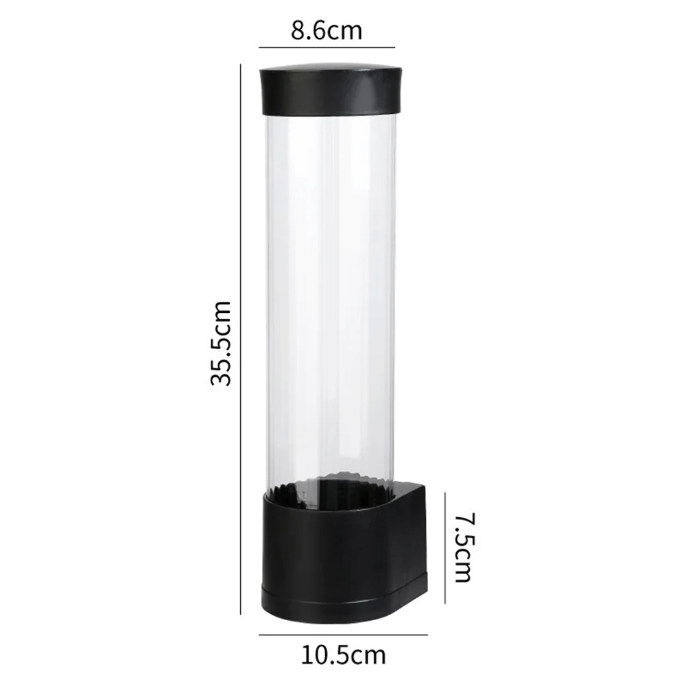 Disposable Paper Cups Dispenser Plastic Cup Holder For Water Dispenser Wall Mounted Automatic Cup Storage Rack Cups Container