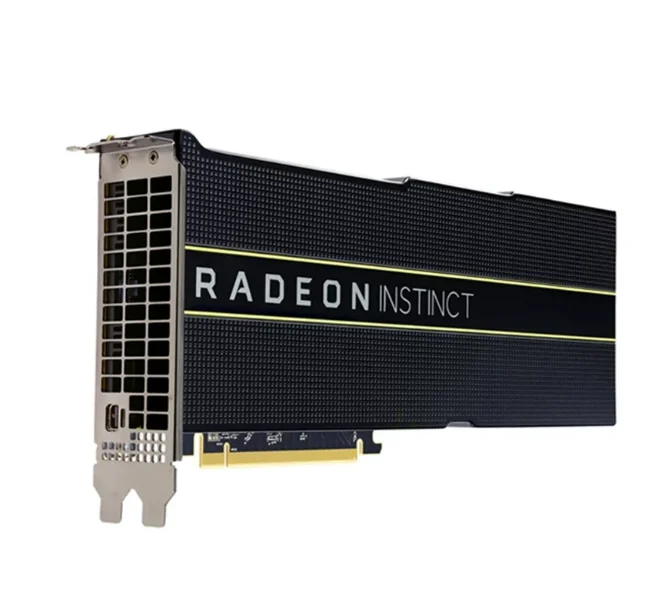 AMD MI50 32GB HBM2 GPU Vega20 그래픽 카드 듀얼 8핀 서버 AI 딥러닝 컴퓨팅 게이밍 비디오 카드