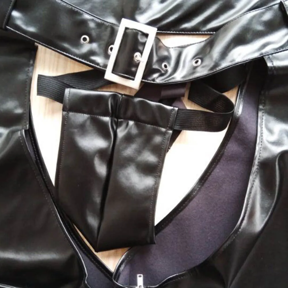 Exposed Butt Butt Open Crotch G Strings Porno Trousers Mens New Male Casual Sexy Slim Fit Solid Color Erotic Pants Long Trousers