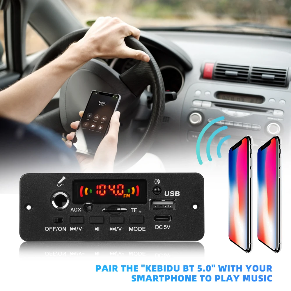  5.0 MP3 ڴ , 10W ,  MP3 ÷̾, 5V ڵ FM  ,   Ŀ USB TF