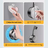 120 °   ที่วางของในห้องอาบน้ำแบบปรับได้และถอดออกได้ด้วยถ้วยดูด |   ติดตั้งง่ายไม่ต้องใช้เครื่องมือ ประหยัดพื้นที่ และอุปกรณ์เสริมห้องน้ำที่ทันสมัย 6