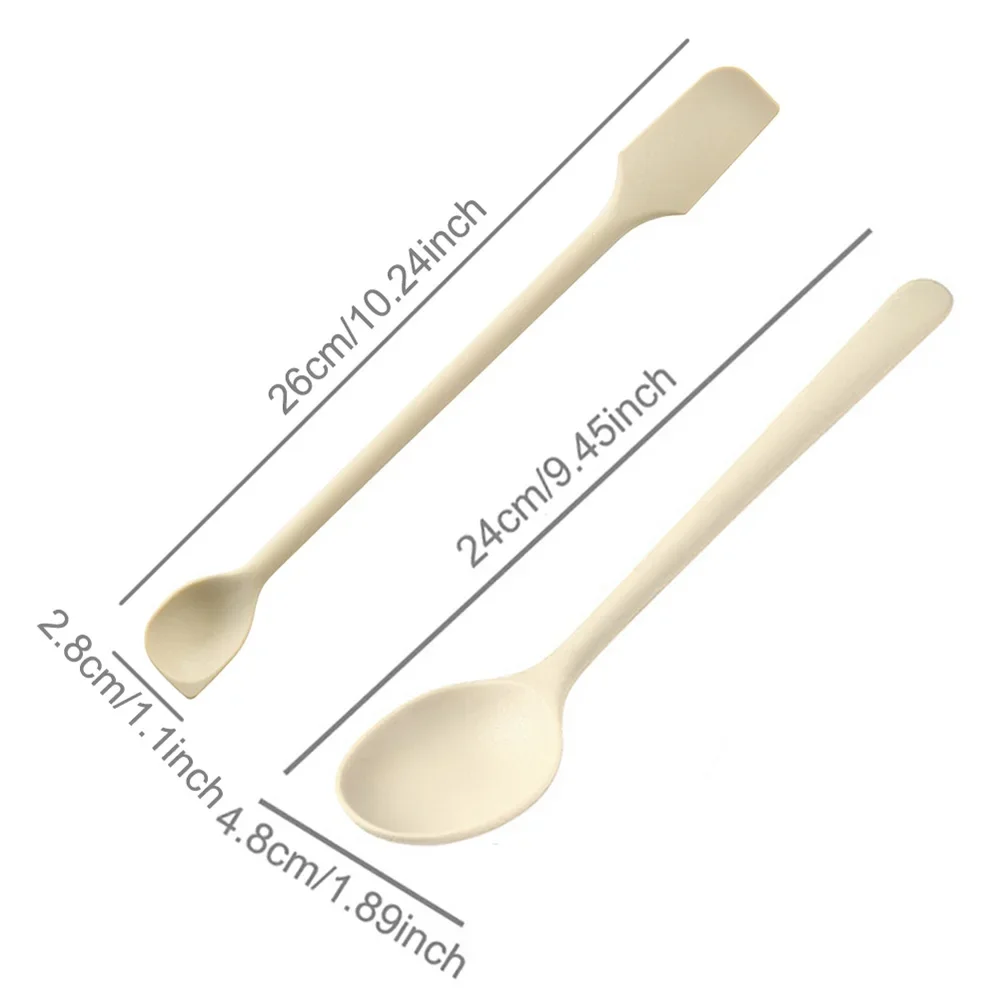 Silicone Spoon 2/8Pcs Heat Resistant Easy To Clean Non-stick Kitchen Tools