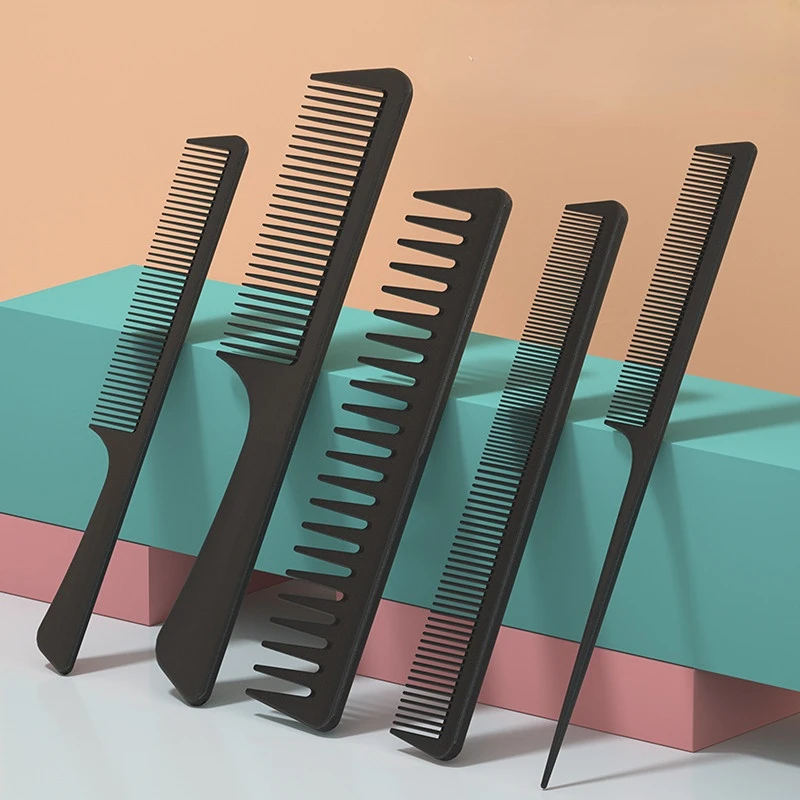 1pc Anti-static Barbershop Mens Hair Styling Straightening Comb Portable Hairdressing Comb Barber Store Professional Accessories