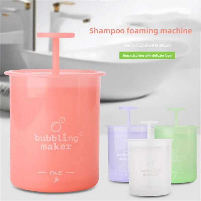 Foaming Clean Tool Simple Face Cleanser Shower Bath Shampoo Foam Maker Bubble Foamer Device Cleansing Cream Reusable portable foam maker