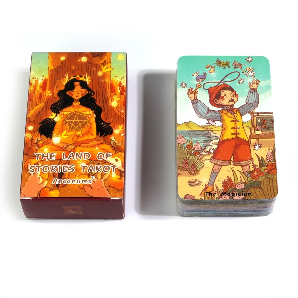 

10.3*6cm The Land of Stories Tarot Revisiting The Stories From Your Childhood Through The Window of Tarot 78 Pcs Tarot Cards