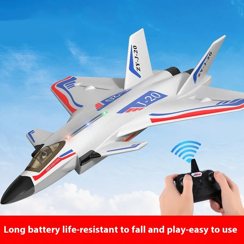 New Zy-J20 Rc Plane Remote Control Aircraft J-20 Glider Fighter