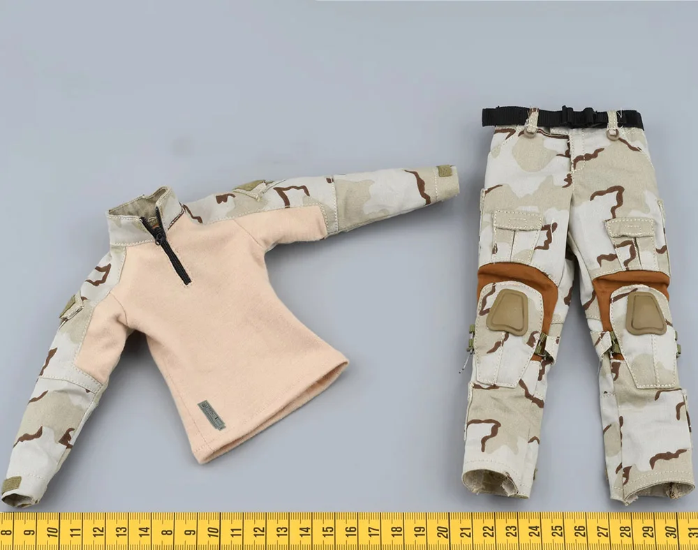 

EASY&SIMPLE ES 26057 US. Special Mission Unit Tier 1 Operator Delta Soldier Battle Uniform Set Pant with Belt Shirt For Fans 1/6