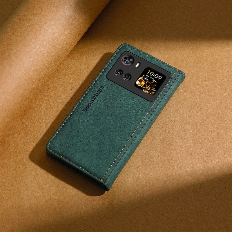 Leather Flip Wallet Phone Case - Stylish Protective Cover & Holster