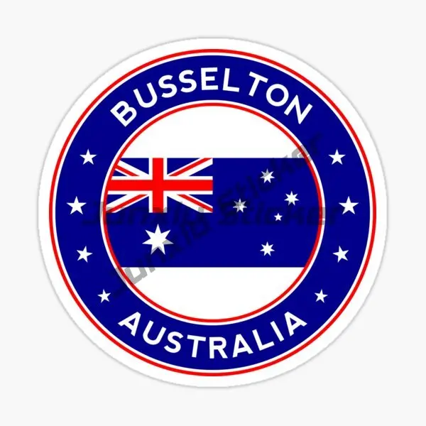 Australia Coat of Arms Map Waterproof Sticker - Anti-Scratch Decal for Windows, Cars, Phones, Trunks, and Guitars