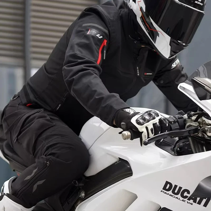 오토바이 라이딩 재킷 CE 보호 남성 여름 통기성 메쉬 나이트 사이클링 장비 오토바이 운전자 의류 600D 옥스포드 JK328