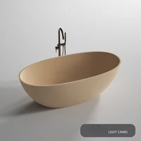 1700x800x560mm BATHROOM Colourful SOLID SURFACE BATHTUB ARTIFICIAL STONE FREESTANDING TUB BR8028 1