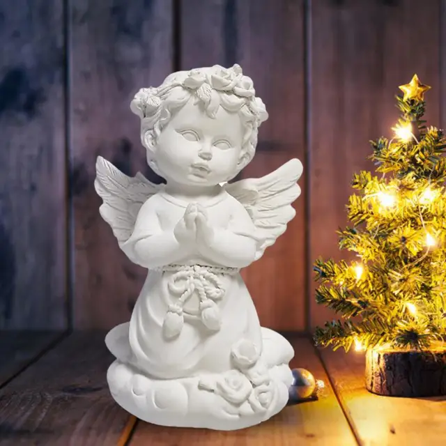 Retro Angyal Művészeti Szobrok Erős Tartós Esőálló - Image 5