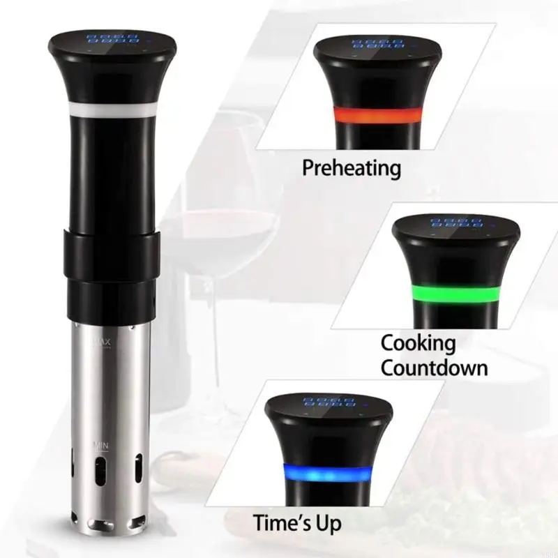 Immersion Circulator with Digital Timer and LCD Display Convenient Operation N58D