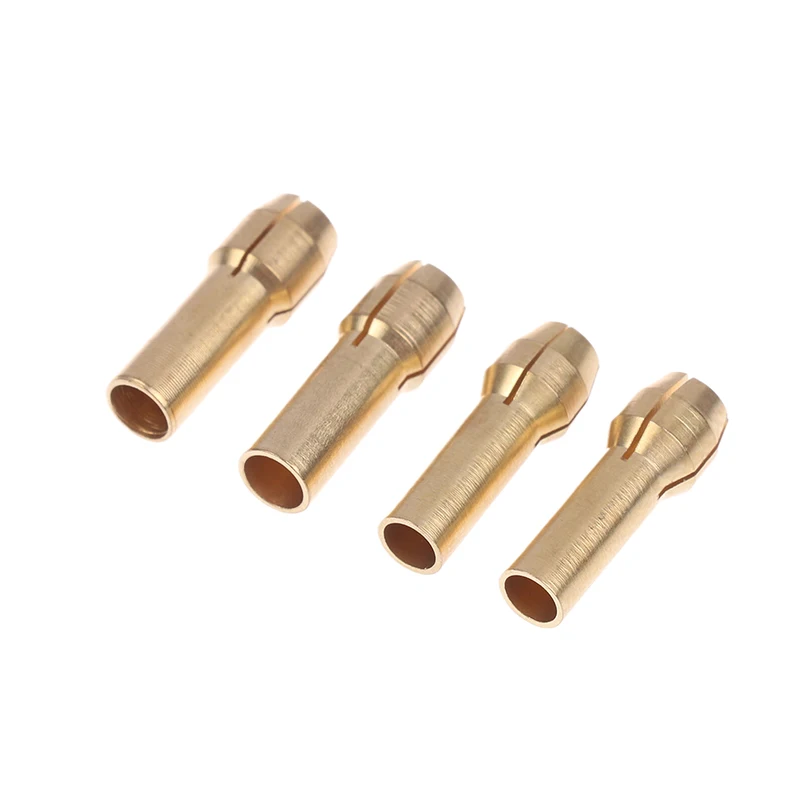 파워 로터리 툴용 10개 세트 0.5mm-3.2mm 미니 드릴 척 어댑터 척 어댑터용 마이크로 콜렛 황동