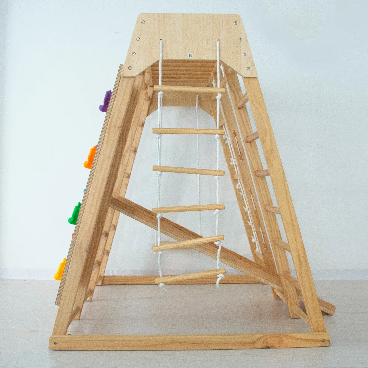 Montessori Climber Toddler Slide Climbing Equipment Children Wooden Playground Indoor Climbing Frame For Kids