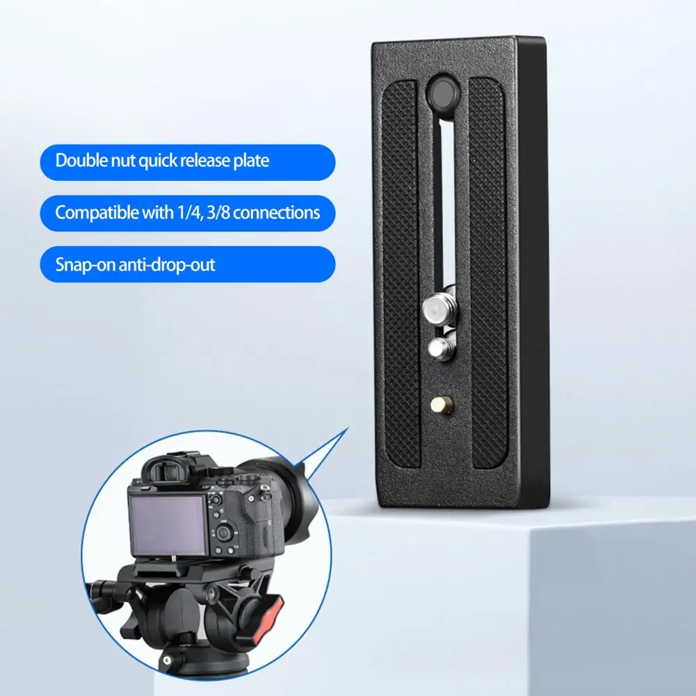 

Quick Loading Board Durable Non-slip Pad Simple Installation Mirrorless Camera Quick Release Plate Phone Bracket Accessories