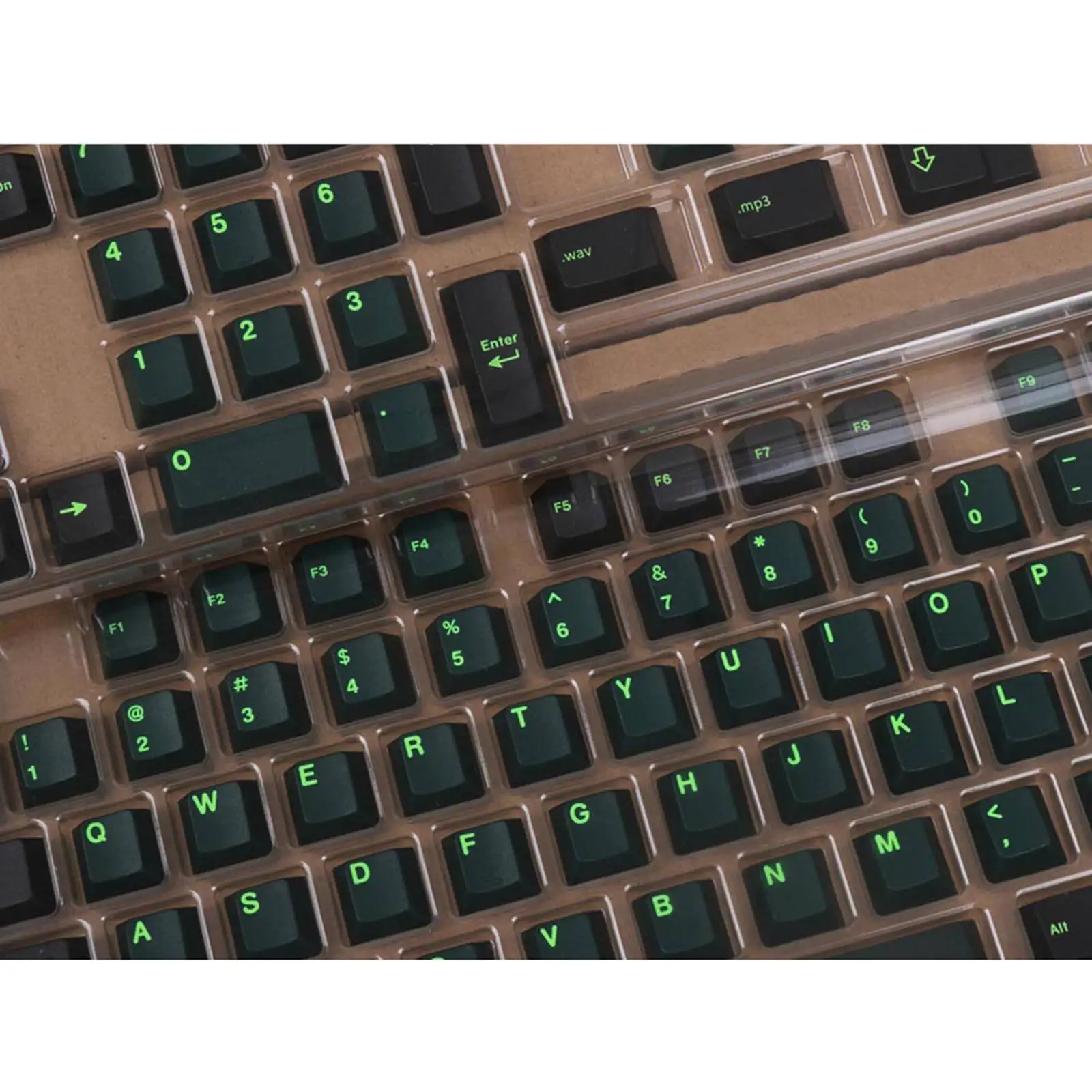 2 Layers Keycap Storage Box Washable Clear Lid for Keyboard Set Organizer Keycaps Collection Containers