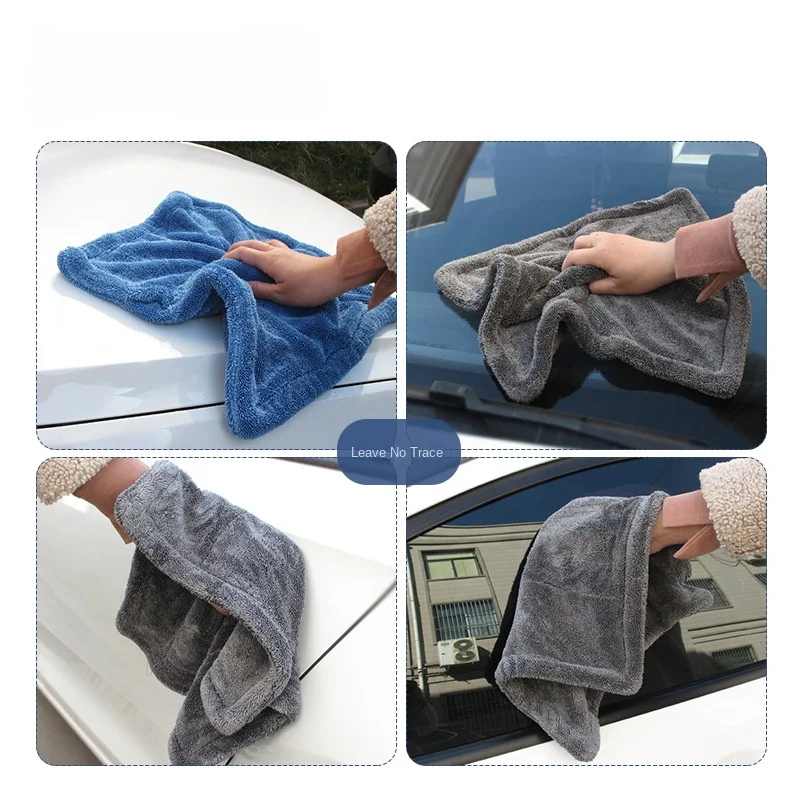 Heavy Duty Blue Microfiber Towel