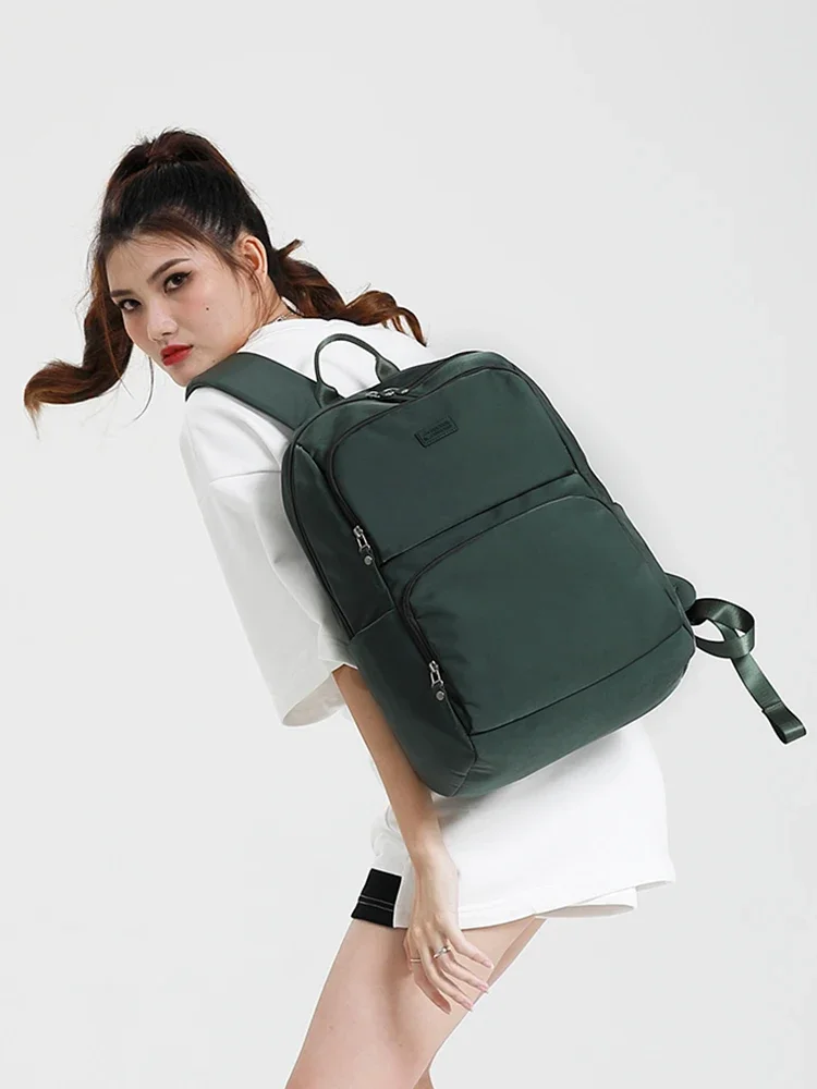 Fouvor 2024 New Fashion Women Backpack Large Capacity Casual Oxford Computer Bag Zipper Travel Canvas Bags School Bags 3013-02 2