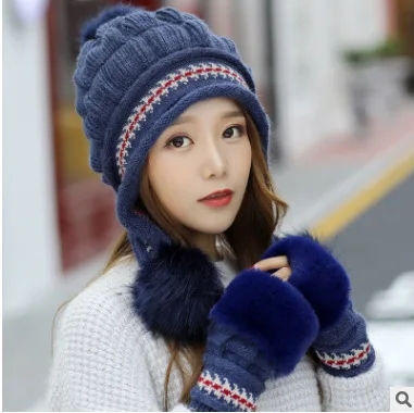 Gorro De Invierno Para Niños, Bufanda Con Pompón, ... - Grandado