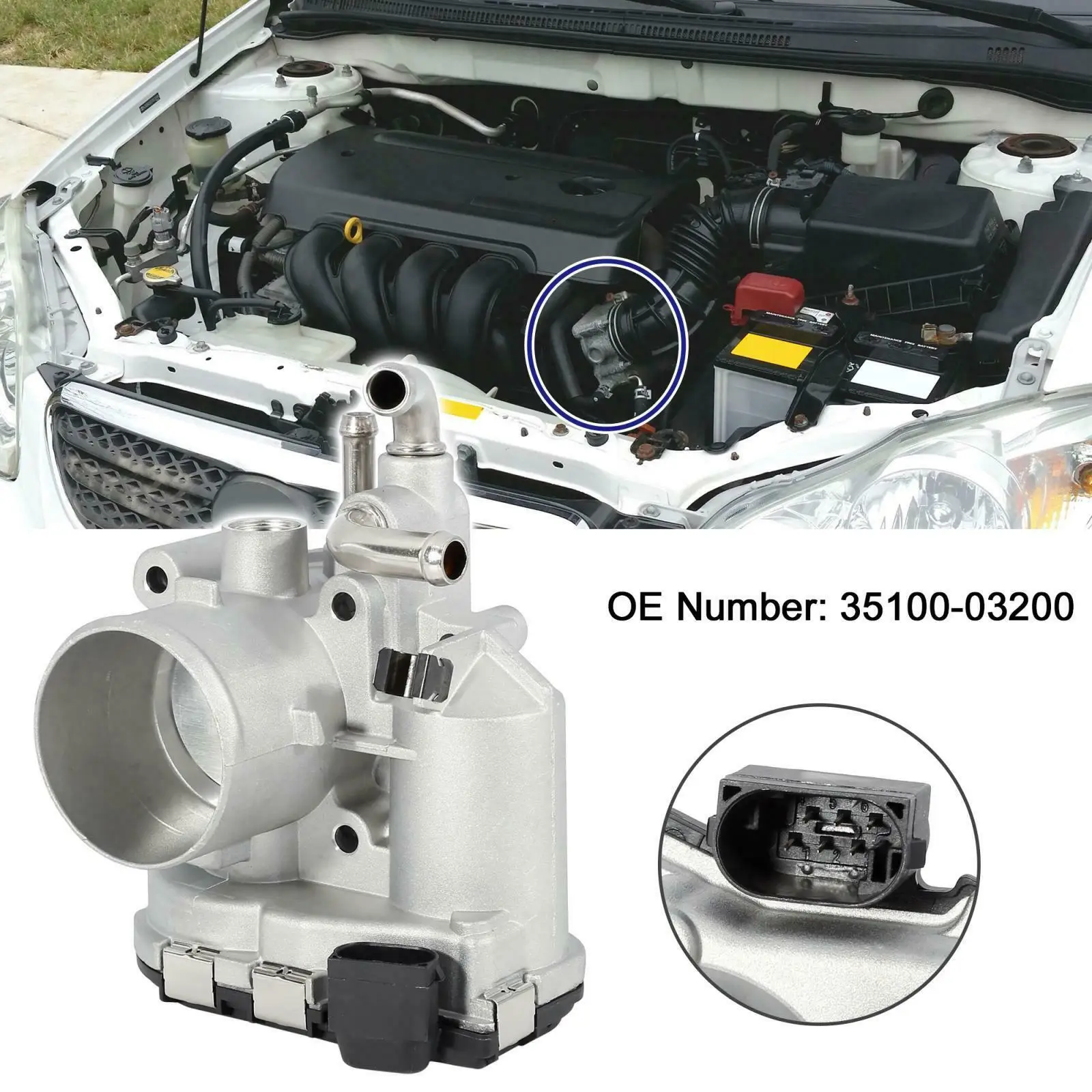 

Throttle Body Assembly for Chevrolet Cobalt 2013-2015 Throttle Valve 96990270 24100595