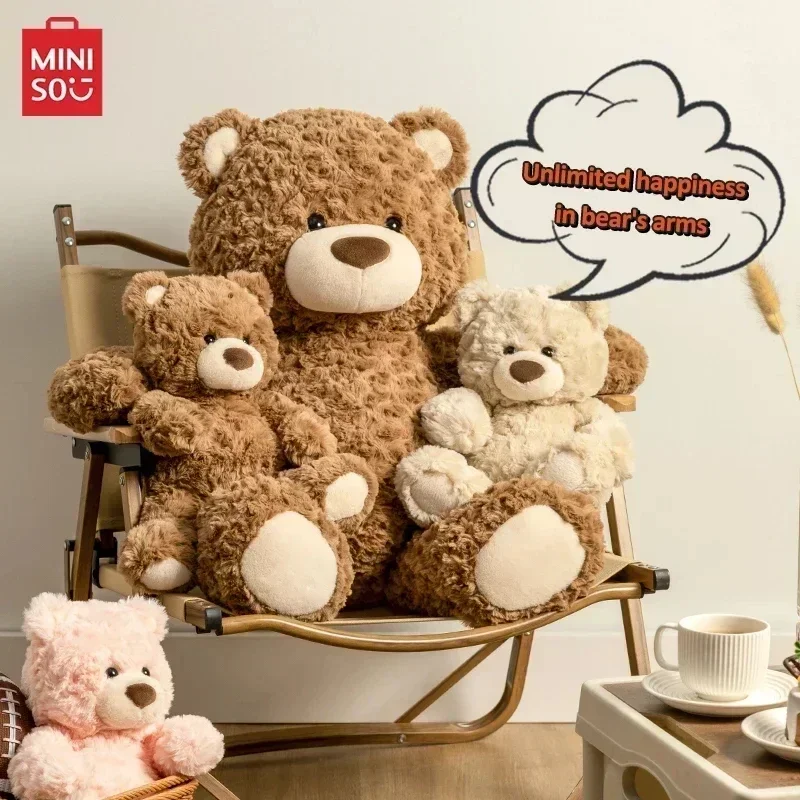 

MINISO Gifford Bear Series Obediently Sitting Doll Kawaii Soft Bear Pillow Sofa Decorative Ornament Gifford Bear Series Dolls