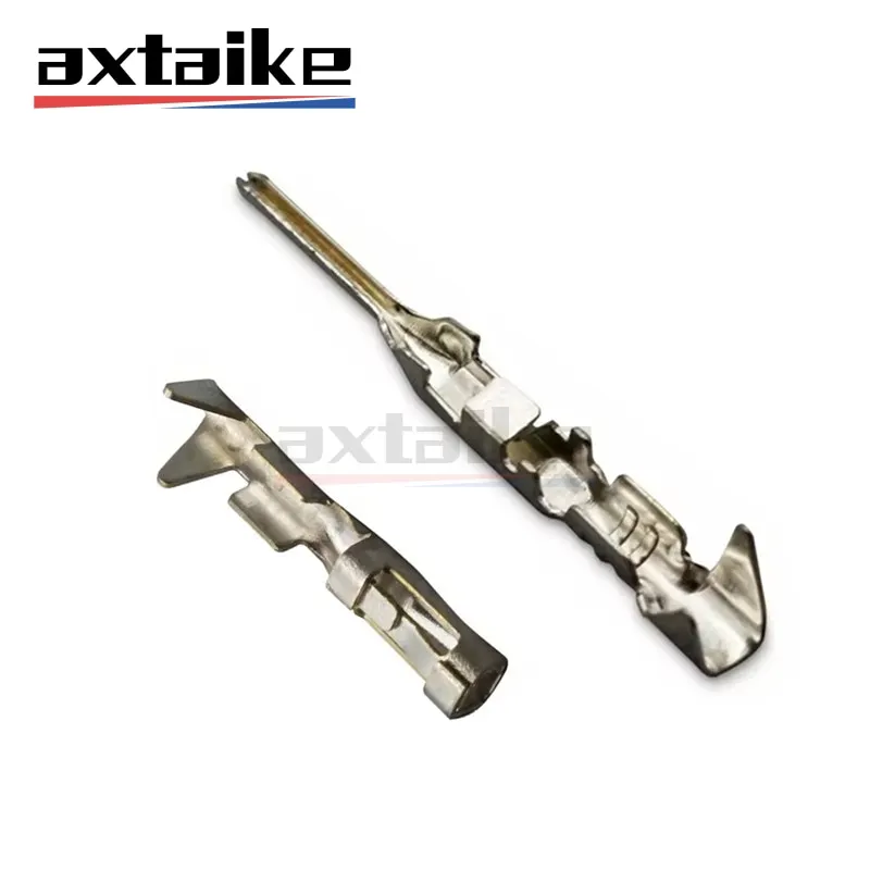 

100PCS 2.54mm Dupont Terminal Block Plastic Male Female Connector Crimping Terminal Copper