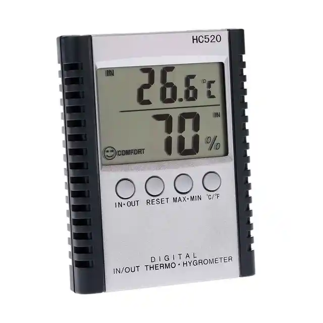 Hc520 Digital Out Hőmérő Hygrométer Hőmérséklet Páratartalom Mérő Lcd Időjárási Állomás Érzékelőhuzal - Image 3