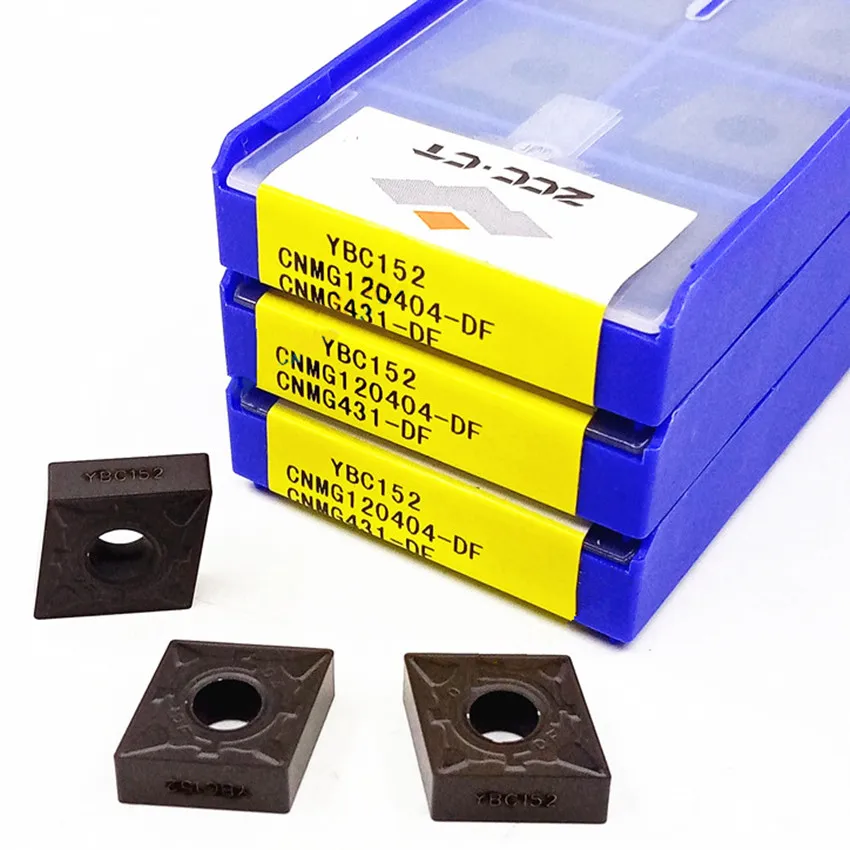 

ZCC.CT CNMG120404-DF YBC152/CNMG120408-DF YBC152 CNMG431 CNMG432 CNC carbide inserts Processed Steel P05-P20 10pcs/box