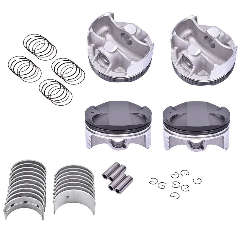 Motorrad Motor Kurbelwelle Fliesen Verbinden Con Stange Lager Set und Kolben Ringe Kit Für HONDA CBR 900 CBR 900 CBR 954 CBR 954 02-03 – Detail 3