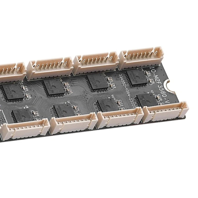 새로운 M2-8 포트 RS232 직렬 확장 카드 라이저 어댑터 지원 M2 NVME B+M 키 고성능 칩 EXAR 17V358-ABVK