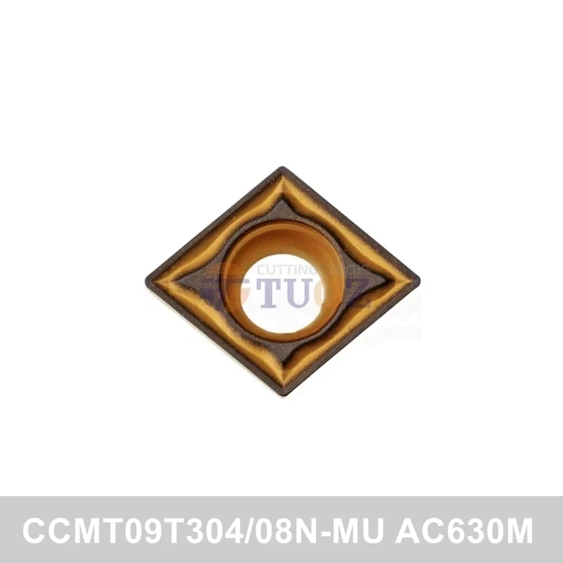 CCMT09T304N-MU CCMT09T308N-MU AC630M 100% оригинальные карбидные вставки CCMT 09T304 09T308 N-MU токарные инструменты с ЧПУ, Токарный резак