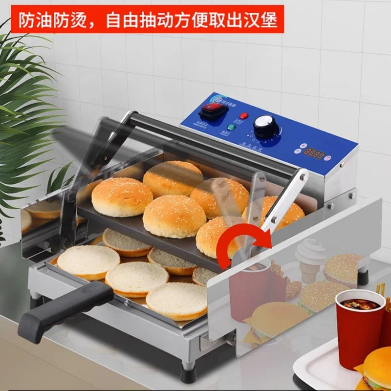 hamburger machine commercial small automatic bread embryo heating bag grilling bag fried chicken shop MAchine snack equipment 2