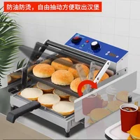 hamburger machine commercial small automatic bread embryo heating bag grilling bag fried chicken shop MAchine snack equipment 2