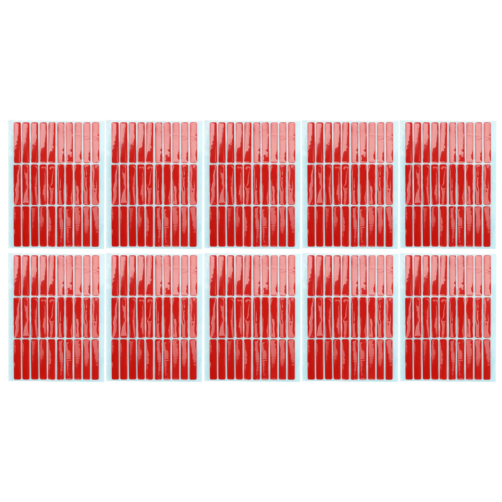 Nail Tip Mounting Tape 10 Sheet Nail Art Mounting Tape Salon Double Sided Adhesive Accessory for Tip Color Display
