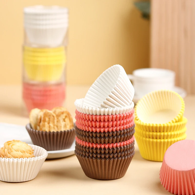 100 Pc Baking Cups Cupcake Liners Paper Molds Muffin Parchment Bake Pa —  AllTopBargains