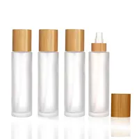 Bouteille en verre dépoli transparent de grande capacité, bouteille de gratitude, vaporisateur cosmétique, emballage africain, 120 ml, 150ml 2