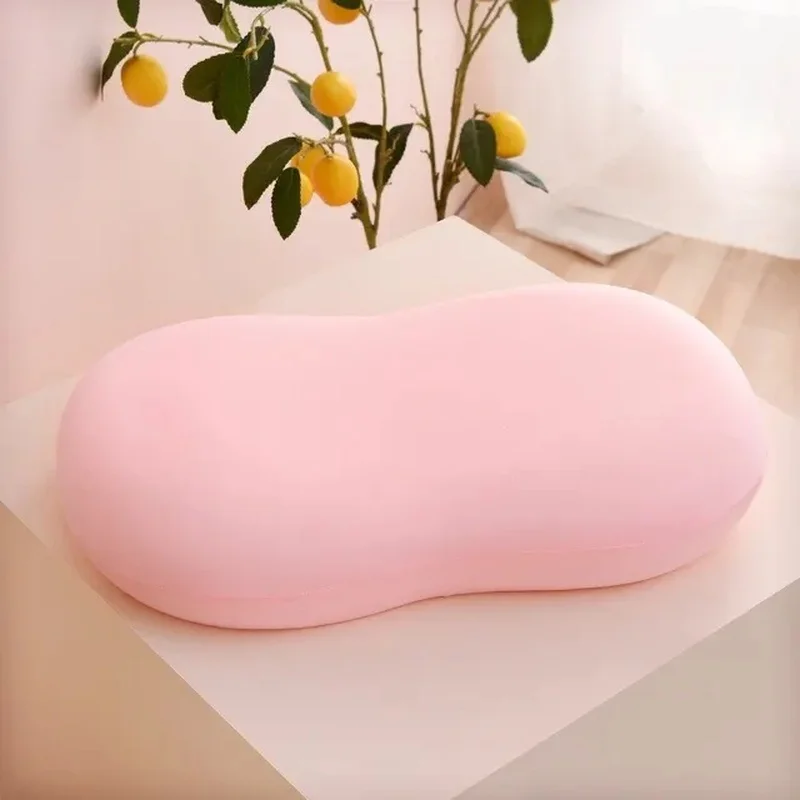 Solid Color Cat Pillow Memory Cotton Cervical Protection Sleep Aid For Dormitory Students Male House Hold Nap Pillow Cat