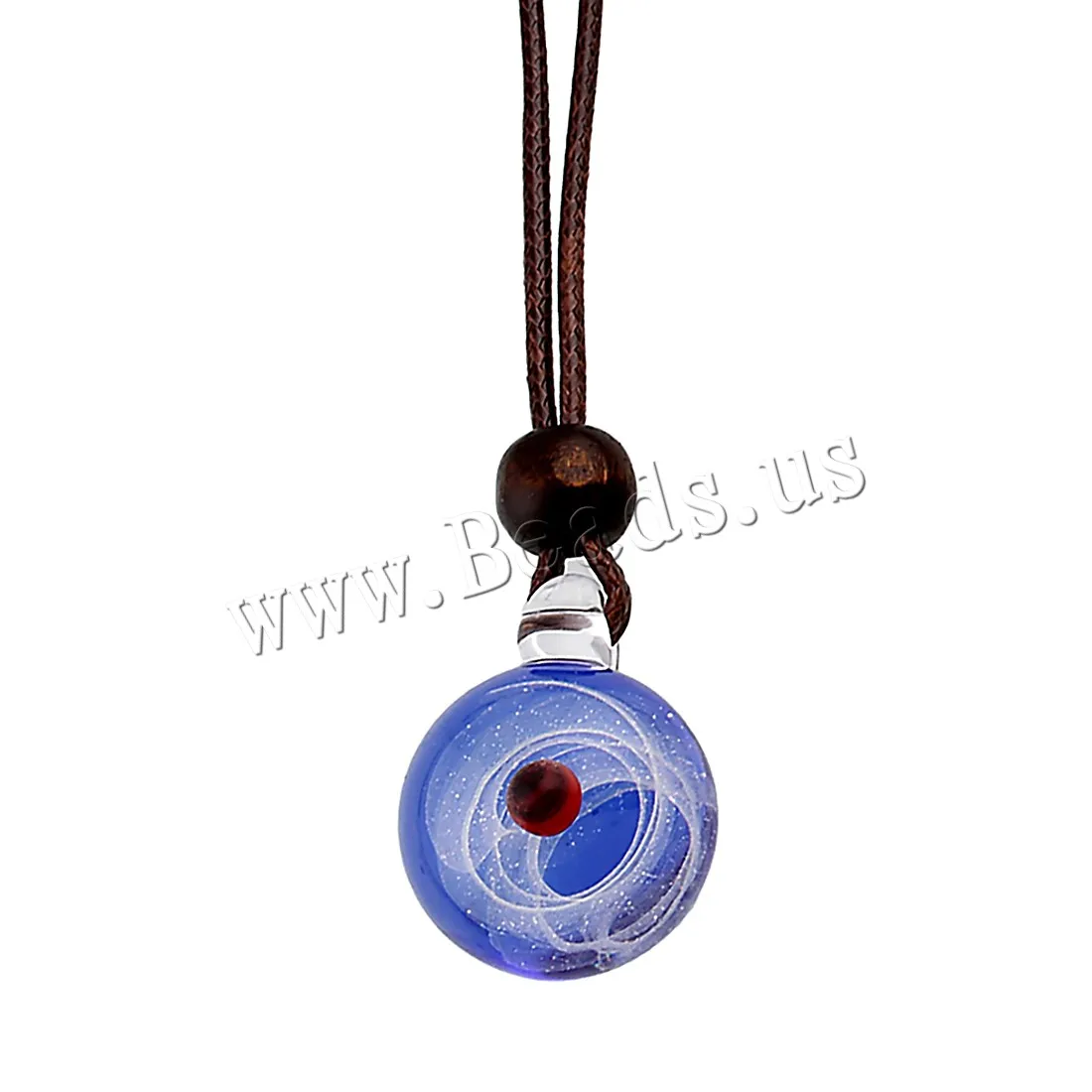 Universe Glass Bead Planets Pendant Necklace Charms Bracelet Galaxy Rope Chain Solar System Design Necklace Women Christams Gift