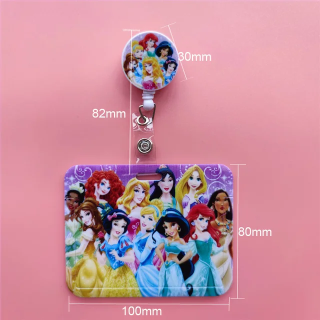 Id Badge Holder Retractable Disney  Disney Retractable Card Holder - Disney  Buckle - Aliexpress