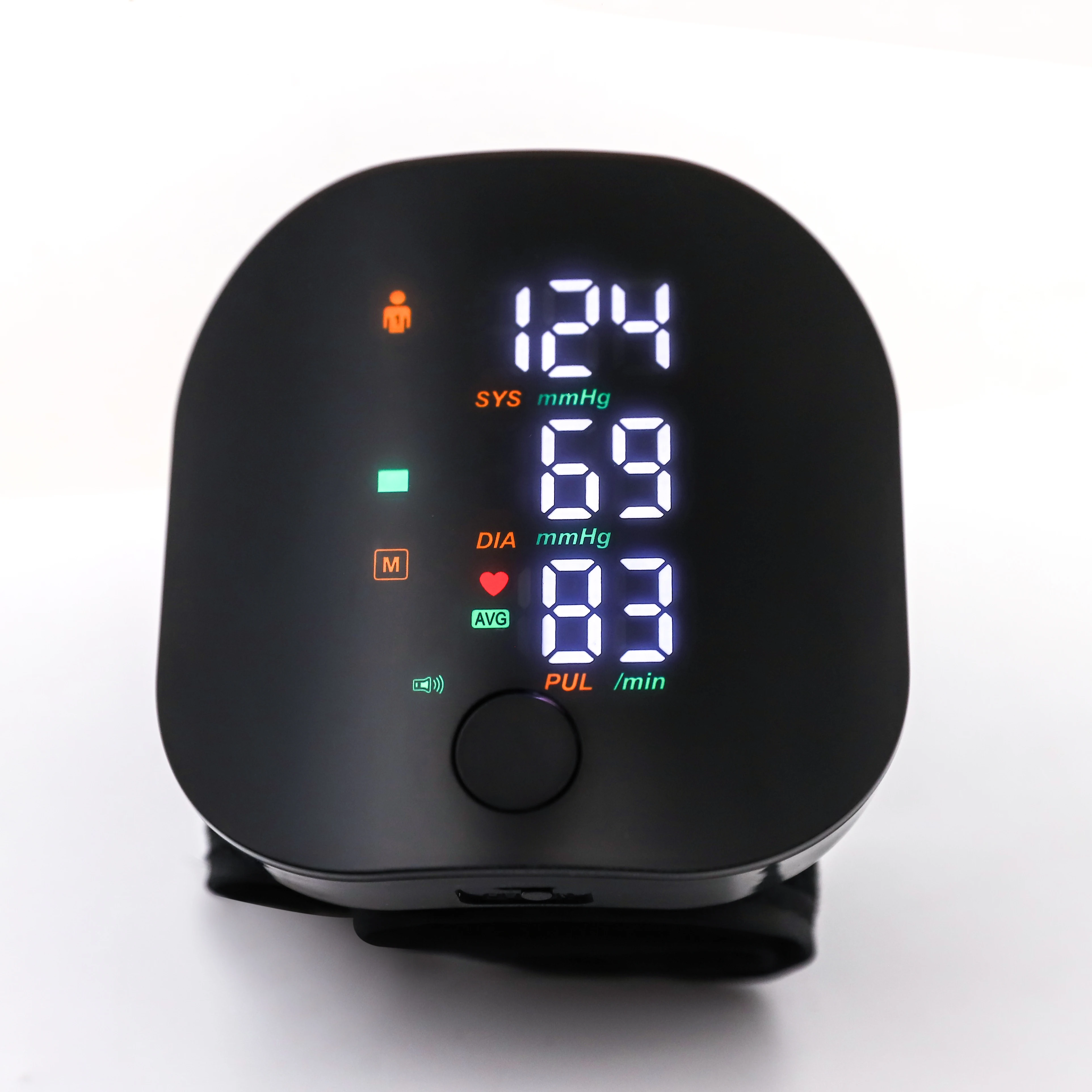 Blood Pressure Monitor Rechargeable Wrist Blood Pressure Monitor Medical English Voice Digitlal Tensiometro Health Sphygmomanometer Tonometer