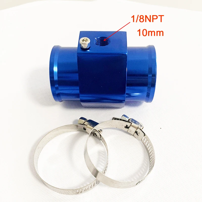 2 in 1 자동차 온도계 원형 LED 디지털 수온 게이지 트럭 전압계 엔진 과열 경보 전압 모니터 12V24V