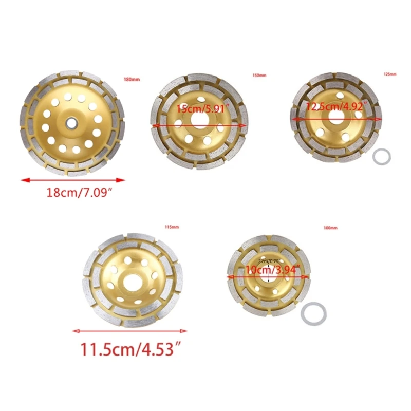 100/115/125/150/180mm Diamond Segment Grinding Wheel Cup Disc Grinder Concrete Granite Stone Cut abrasive wheel,grinding wheel