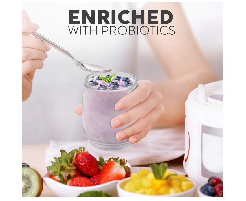 Yogurt Maker - Automatic Digital Yogurt Maker Machine with Set Temperature - Includes Reusable Glass Jars 4